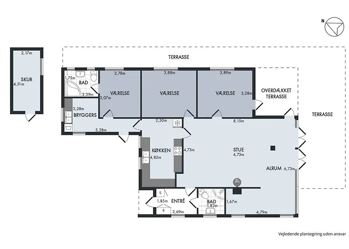 Spacious With A View Of Wild Nature Semesterbostad *